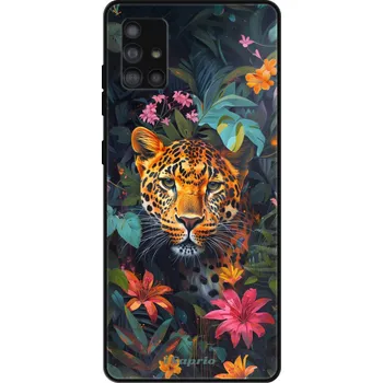 Lesklé pouzdro Exclusive iSaprio - Flower Jaguar - Samsung Galaxy A51