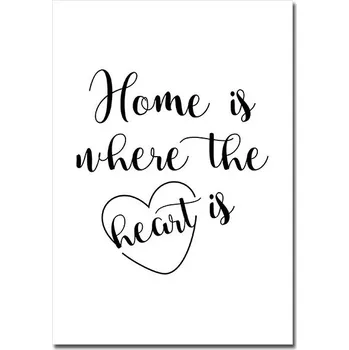 Obraz Minimalistický obraz, černobílý anglický citát | Moderní dekorace, Obraz na zeď - Ó , 60 x 90 cm bez rámu