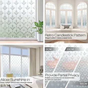 Roleta Fólie na okno pro soukromí s UV ochranou | okenní fólie, privátní fólie - B35 , Rozměr 55 x 200 cm