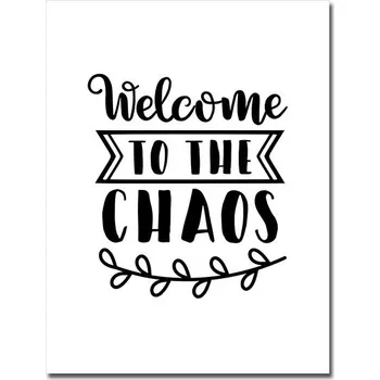 Obraz Minimalistický obraz, černobílý anglický citát | Moderní dekorace, Obraz na zeď - F , 21 x 30 cm bez rámu