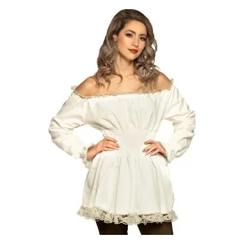 Dámská halenka Boland Smetanově bílá renesanční halenka velikost M