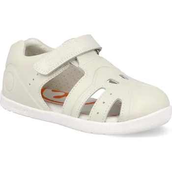 Dívčí sandály Barefoot dětské sandály Biomecanics - Sauvage Sporco krémové Velikost: 24