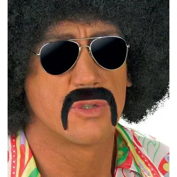 Karnevalový kostým Widmann&nbsp;Černý knírek retro 70´léta