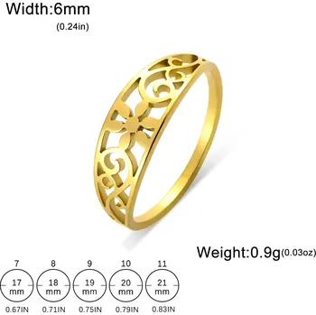 Prsten Ocelový prsten | módní šperk - Styl 24 Gold , 10