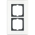 Rámeček dvojnásobný ABB Solo carat 2CKA001754A4443 bílé sklo