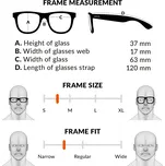 Leech brýle H4X black