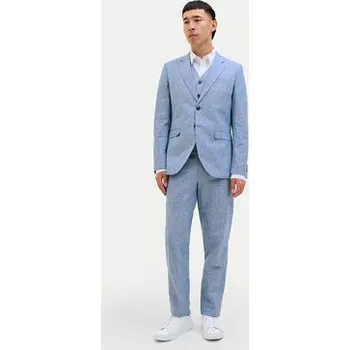 Jack & Jones Sako Riviera 12228721 Modrá Slim Fit 48