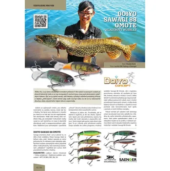 Umělá nástraha Doiyo wobler Sawagi 88 omote 8,8cm 12,8g BBO