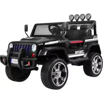 Dětské elektrovozidlo ELCARS Elektrické auto Jeep Raptor DRIFTER 4x4 Černá