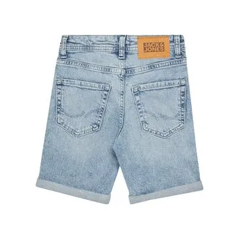 Pánské kraťasy Jack & Jones Junior Džínové šortky Rick 12269799 Modrá Regular Fit 146