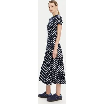 Dámské šaty Tommy Hilfiger Každodenní šaty WW0WW44547 Tmavomodrá Regular Fit S