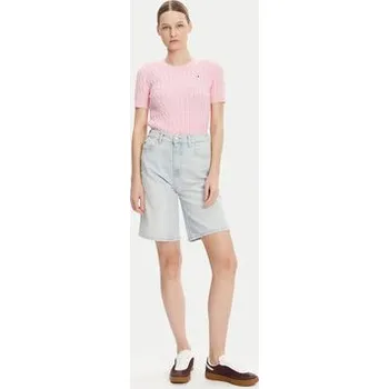 Pánská móda Tommy Hilfiger Džínové šortky WW0WW44388 Modrá Relaxed Fit 28