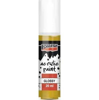 Vodová barva Pentart Akrylová barva lesklá PENTART 20 ml OKROVÁ