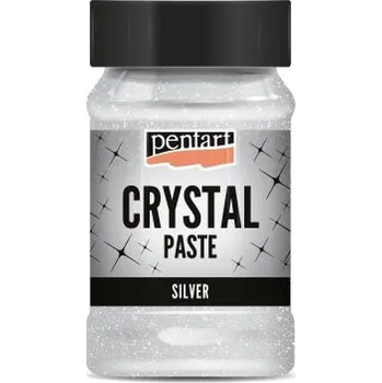 Výtvarná barva Pentart Křišťálová pasta PENTART 100 ml STŘÍBRNÁ
