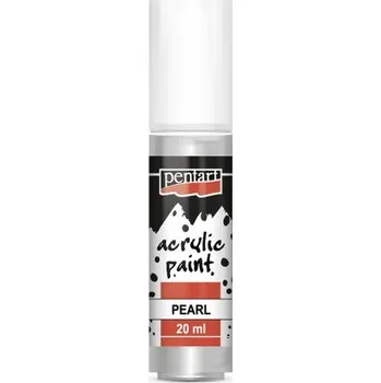 Vodová barva Pentart Akrylová barva perleťová PENTART 20 ml STŘÍBRNÁ