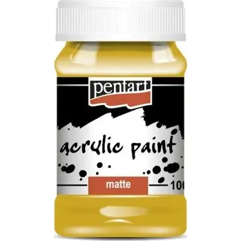 Vodová barva Pentart Akrylová barva matná PENTART 100 ml OKROVÁ