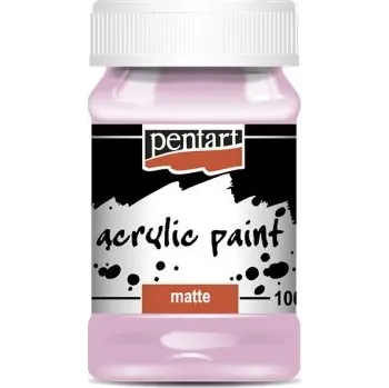 Vodová barva Pentart Akrylová barva matná PENTART 100 ml RŮŽOVÁ