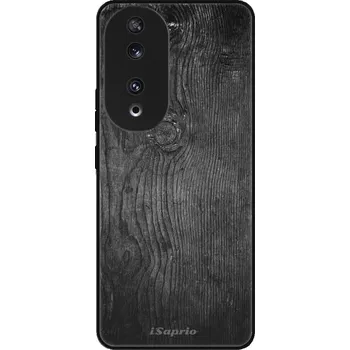 Pouzdro na mobilní telefon Lesklé pouzdro Exclusive iSaprio - Black Wood 13 - Honor 90 5G