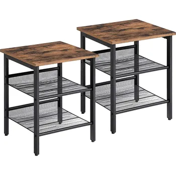 Noční stolek Stůl Skříňka 2 kusy - LET24X