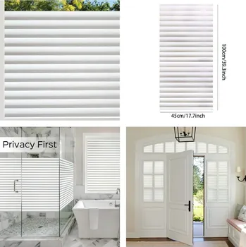 Okenní dekorace Fólie na okna s matným efektem pro soukromí | okenní fólie, samolepicí fólie - P040 , 30x100 cm