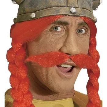 Karnevalový kostým Widmann Knír Gal červený