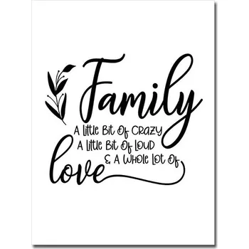 Obraz Minimalistický obraz, černobílý anglický citát | Moderní dekorace, Obraz na zeď - Q , 40 x 60 cm bez rámu