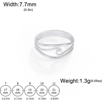 Prsten Ocelový prsten | módní šperk - Styl 17 Ocel , 8