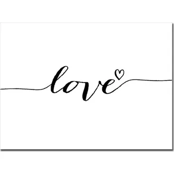 Obraz Minimalistický obraz, černobílý anglický citát | Moderní dekorace, Obraz na zeď - P , 60 x 90 cm bez rámu