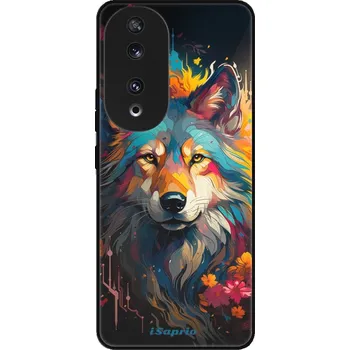 Pouzdro na mobilní telefon Lesklé pouzdro Exclusive iSaprio - Mysterious Wolf - Honor 90 5G