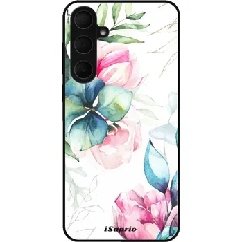 Pouzdro na mobilní telefon Lesklé pouzdro Exclusive iSaprio - Flower Art 01 - Samsung Galaxy A35 5G
