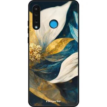 Pouzdro na mobilní telefon Lesklé pouzdro Exclusive iSaprio - Gold Petals - Huawei P30 Lite