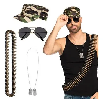 Karnevalový doplněk Boland&nbsp;Sada voják karnevalová