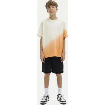 Pánská móda Jack & Jones Junior T-Shirt Interlude 12274719 Oranžová Loose Fit 152