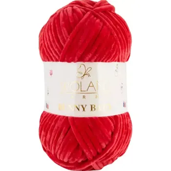 Příze Wolans Bunny Baby 10058 Karmínová (Žinylková příze Bunny baby Karmínová)