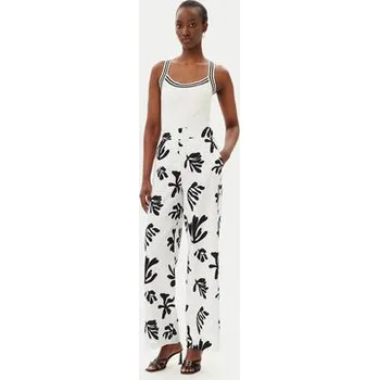 Dámské kalhoty Marella Kalhoty culottes Antiope 2513131222200 Bílá Regular Fit 44