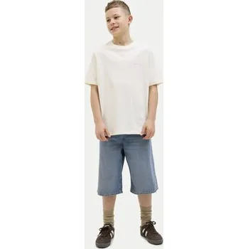 Pánské kraťasy Jack & Jones Junior Džínové šortky Ron 12272044 Modrá Baggy Fit 146