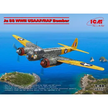 Plastikový model 1:48 Junkers Ju 88 A-4/A-5, USAAF/RAF