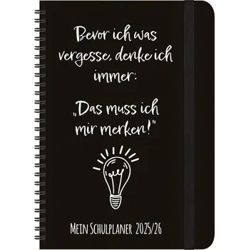 Schülerkalender Merk ich mir 2025/2026 - Korsch Verlag