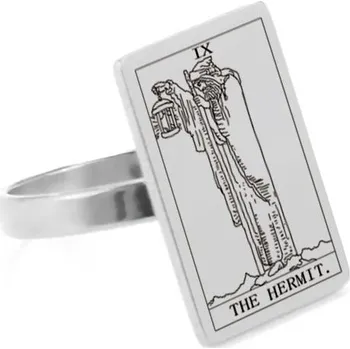 Prsten Ocelový prsten tarot | dámský šperk - POUstevník-200209317 , 9