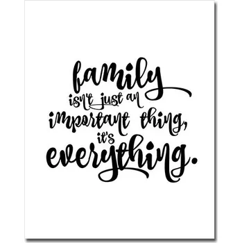 Obraz Minimalistický obraz, černobílý anglický citát | Moderní dekorace, Obraz na zeď - S , 13 x 18 cm bez rámu