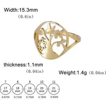 Prsten Dámský prsten strom života | šperk - F Zlato , 11