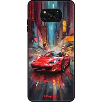 Pouzdro na mobilní telefon Lesklé pouzdro Exclusive iSaprio - Ferrari - Xiaomi Poco X3 Pro / X3 NFC