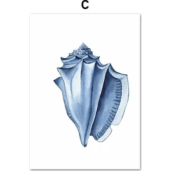 Plakát Plakát s mořskými motivy | Obraz, Plakát - C , 21 x 30 cm bez rámu
