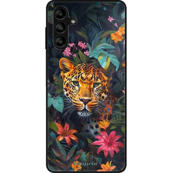 Pouzdro na mobilní telefon Lesklé pouzdro Exclusive iSaprio - Flower Jaguar - Samsung Galaxy A13 5G / A04s