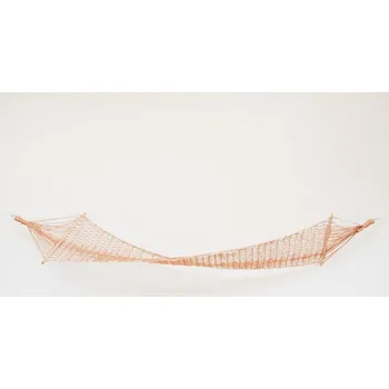 Houpací síť Houpací síť s výztuhou, PP 3mm, délka 2,10m, 3 mm PP, Béžová - přírodní, Houpací sítě, Skladem, 2,1 m