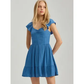 Dámské šaty Overalové šaty - L - House - indigo - 505EE-57X