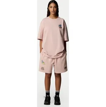 The North Face Sportovní kraťasy Unisex Mountain Cleanup NF0A8C2X Růžová Relaxed Fit L