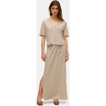 Dámská sukně Vero Moda Maxi sukně Mymilo 10321622 Béžová Regular Fit XL