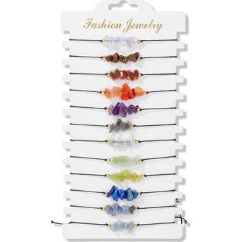 kreativní sada Ručně pletené náramky | dámské šperky 12 ks - Sada 3