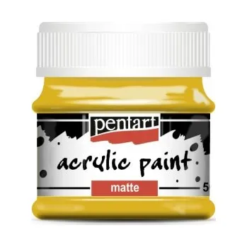 Vodová barva Pentart Akrylová barva matná PENTART 50 ml MANDARINKA